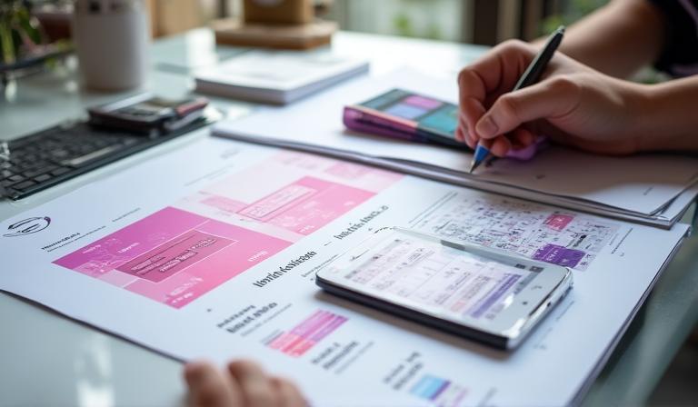 Fintech brand conceptualization work