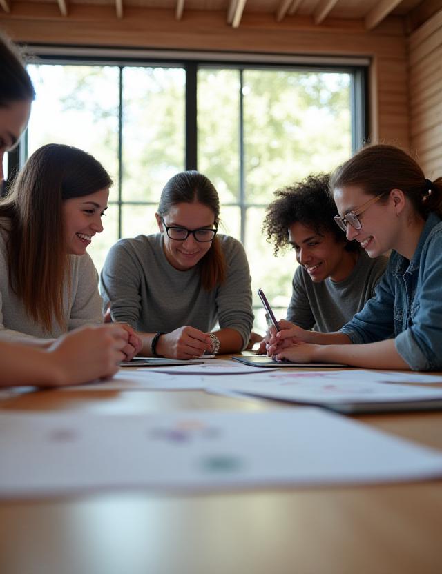 HAPPY EYE SP Z O O team collaborating in a vibrant modern studio